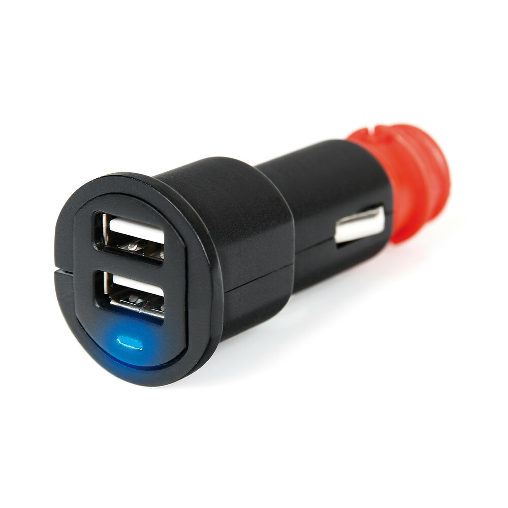 Caricabatteria 2 porte Usb - 2000 mA - 12/24V
