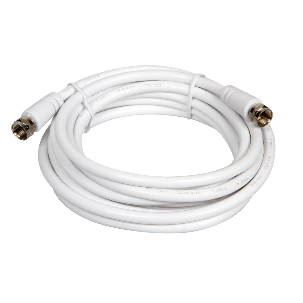 Cavo Coassiale Antenna TV 3m – Placcato Oro 24K Per Segnale Digitale RF