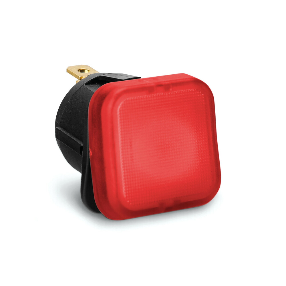 Interruttore a LED - 12/24V - Rosso - 10A