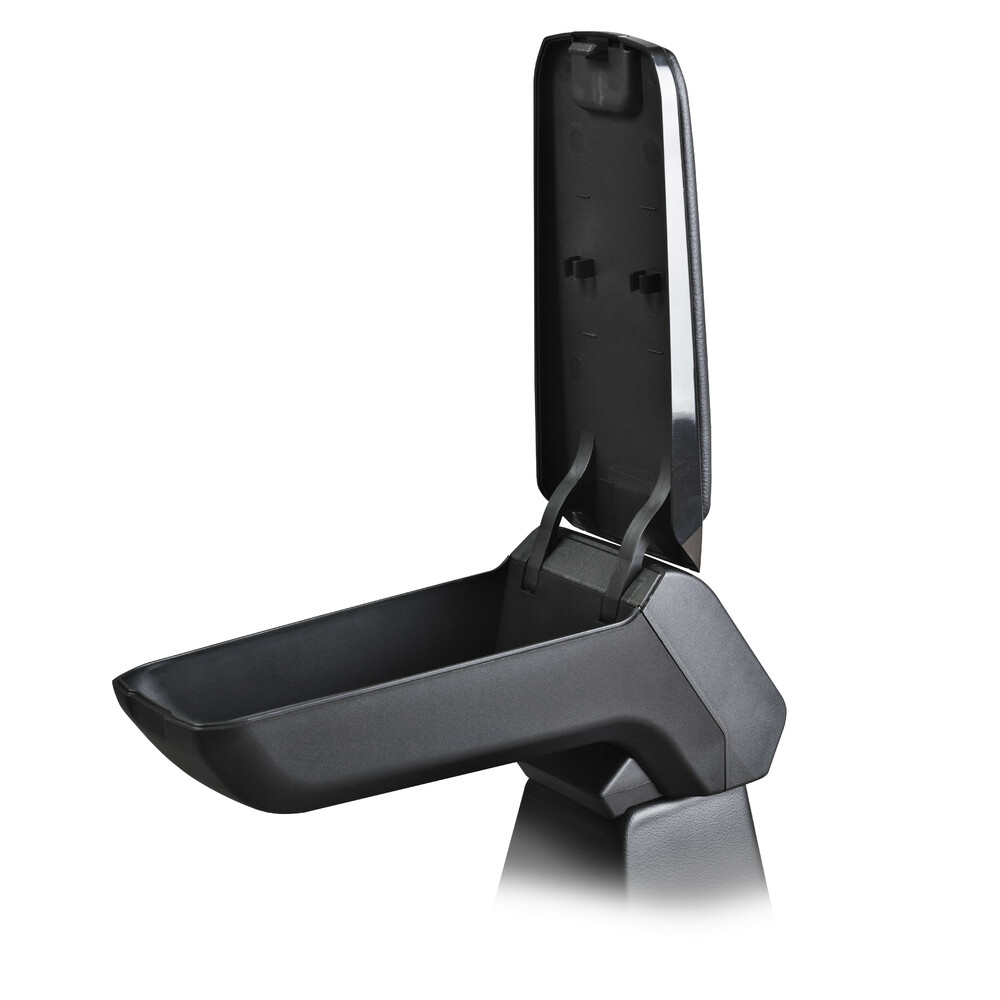 Box Bracciolo Su Misura Per Duster 2019-2022 – Doppio Vano Portaoggetti Con 3 Porte USB – Pelle Ecologica