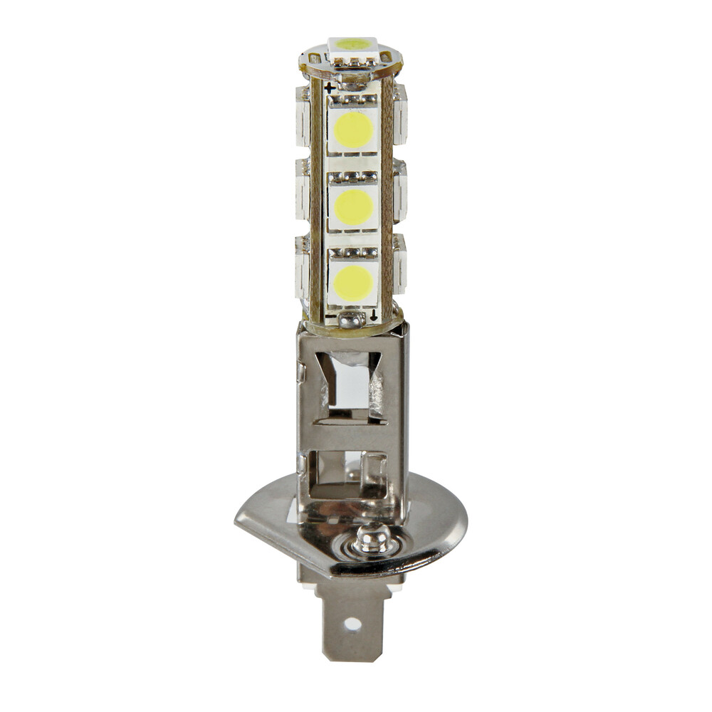 12V Hyper-Led 39 - 13 SMD x 3 chips - (H1) - P14,5s - 2 pz  - Scatola Plast. - Bianco