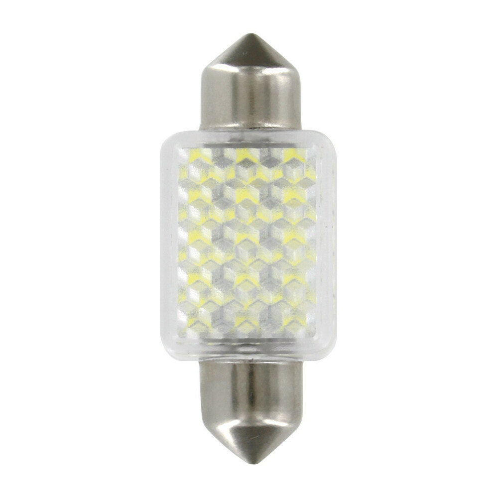 12V Led Series - 27 SMD x 1 chips - 15x35 mm - SV8,5-8 - 1 pz - D/Blister - Bianco - Doppia polarità