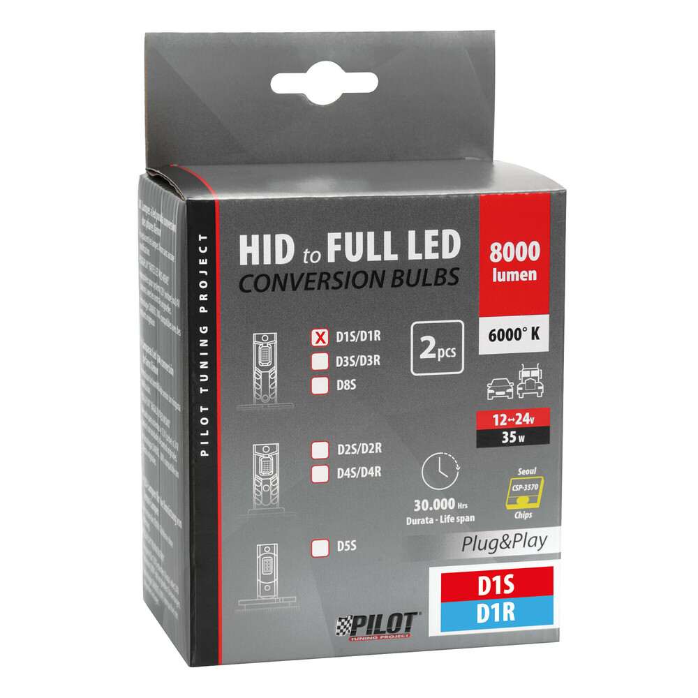 D1S LED Kit  Konvertierung von Xenon HID zu LED Birnen Plug