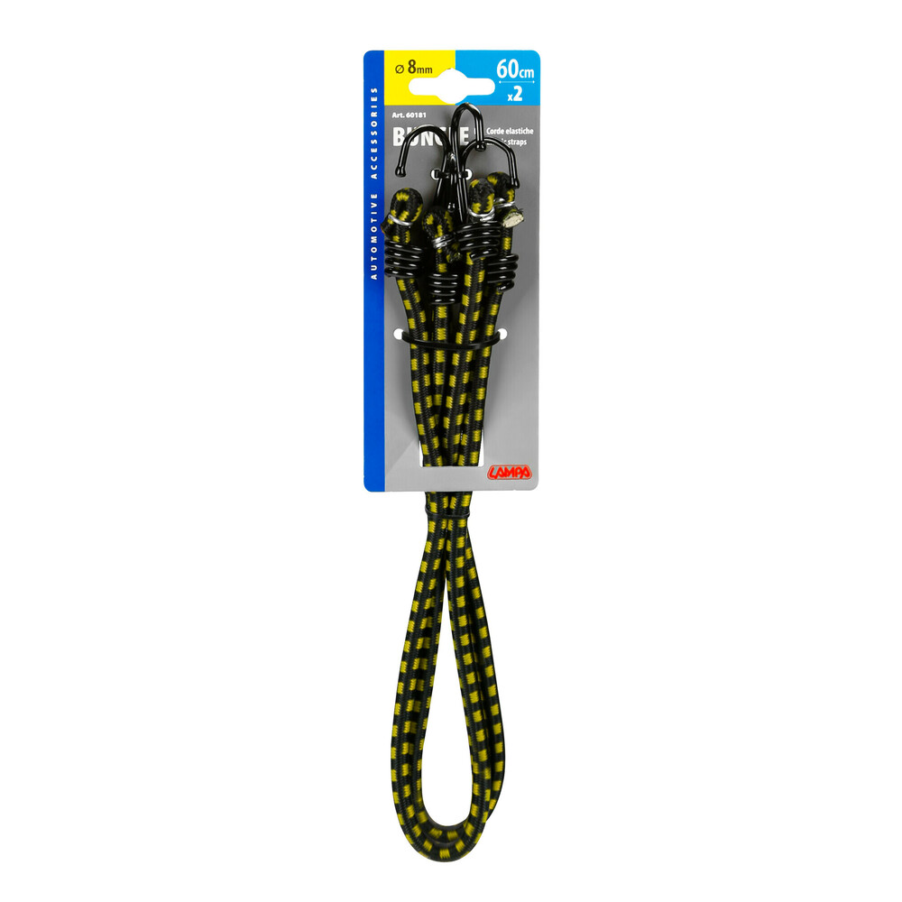 Corde elastiche slim - Ø 8 mm - 2x60 cm