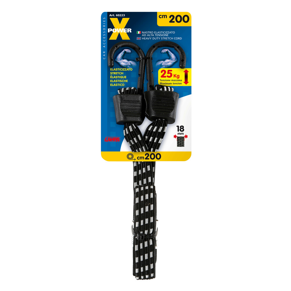 X-Power, heavy duty stretch cord - 200 cm