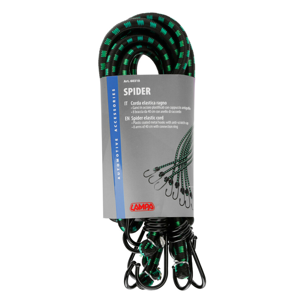 Spider elastic cords, 8 arms - Ø 10 mm