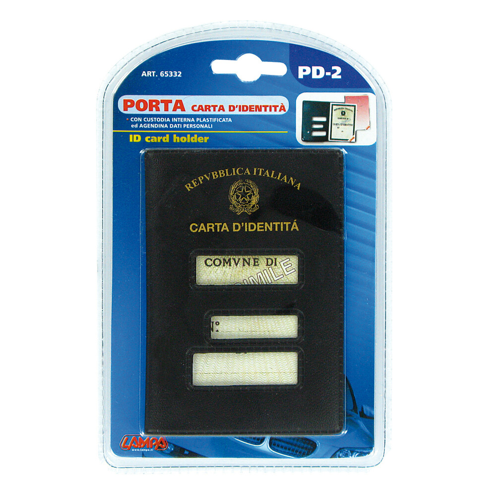 Porta carta d'identità cartacea (vecchio formato)