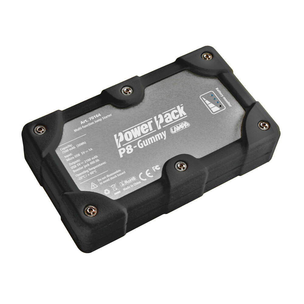Power-Pack P8-Gummy, 12V - 7,5Ah - 400A start