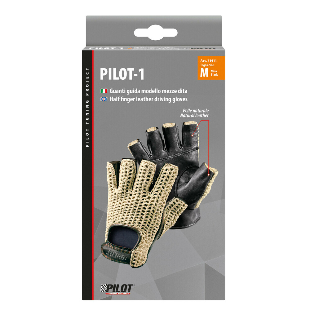 Guanti da guida Pilot 2 Mezze dita | Bep's
