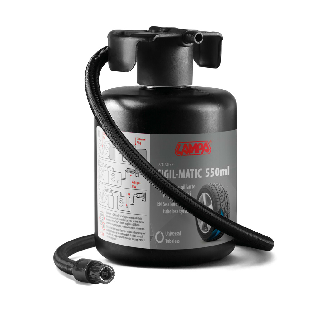 Sigil-Matic, Kit Reifenversiegelungsflüssigkeit, 550 ml