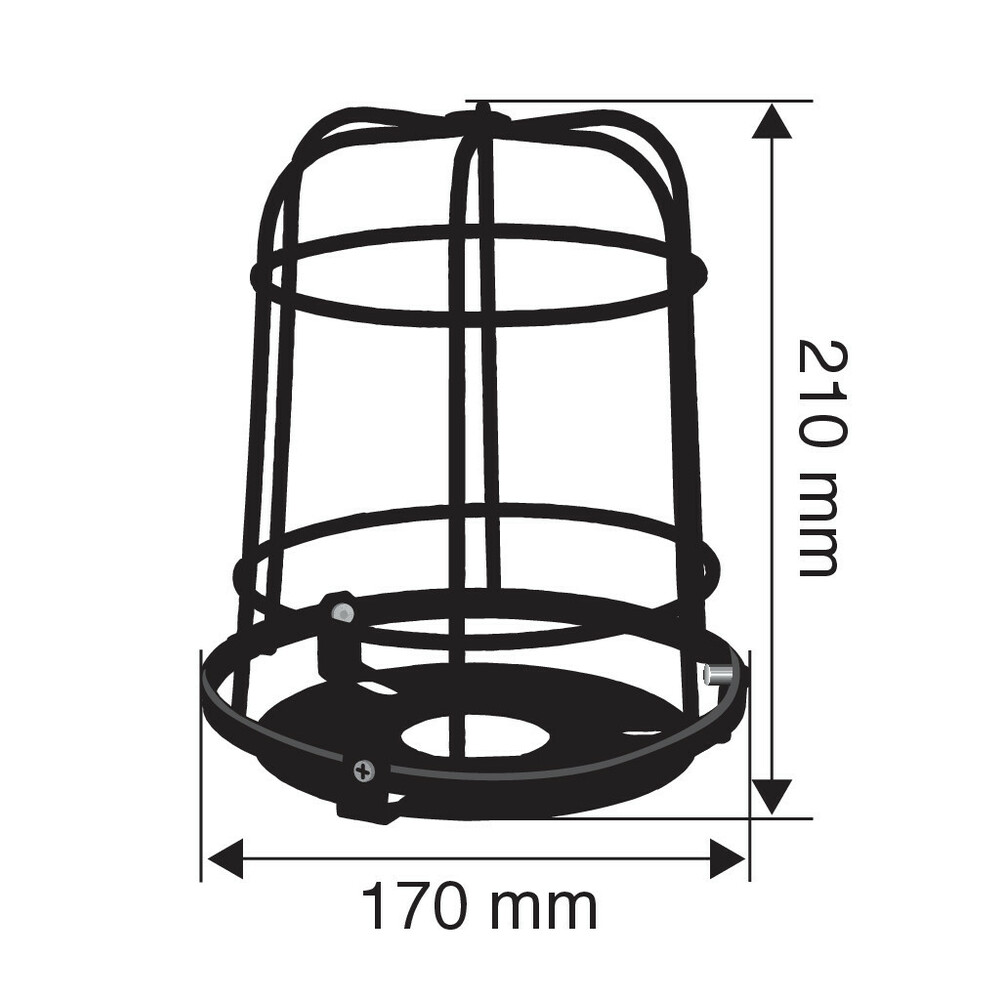 ProPlus Griglia Di Protezione Per Fanale Posteriore Rimorchio - Ferro Zincato, Dimensioni 260x70x80 Mm, Robusta E Durevole - 6