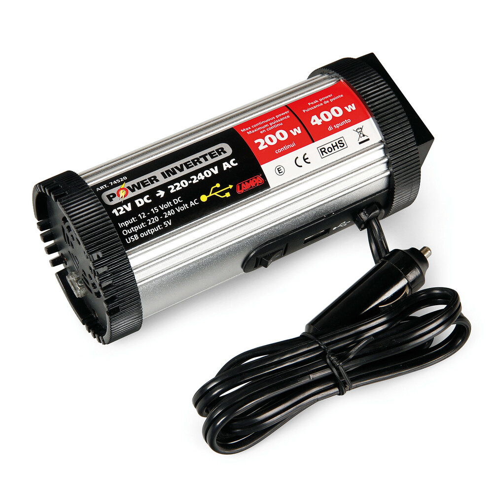 Power Inverter 200, transformateur 12V > 220V