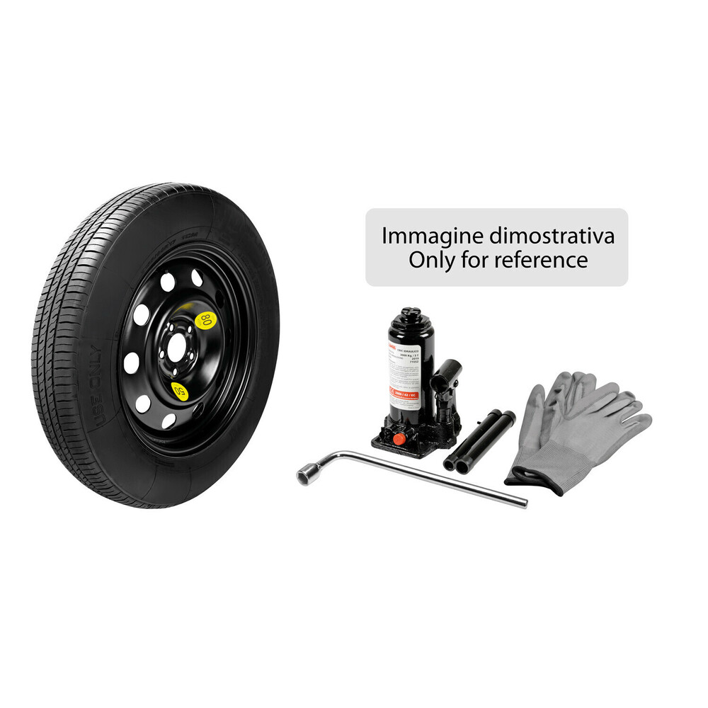 Kit Ruotino Di Scorta Per Dacia Sandero/Stepway - Gomma 125/80R16 | Accessorio Auto Essenziale - Foto 4