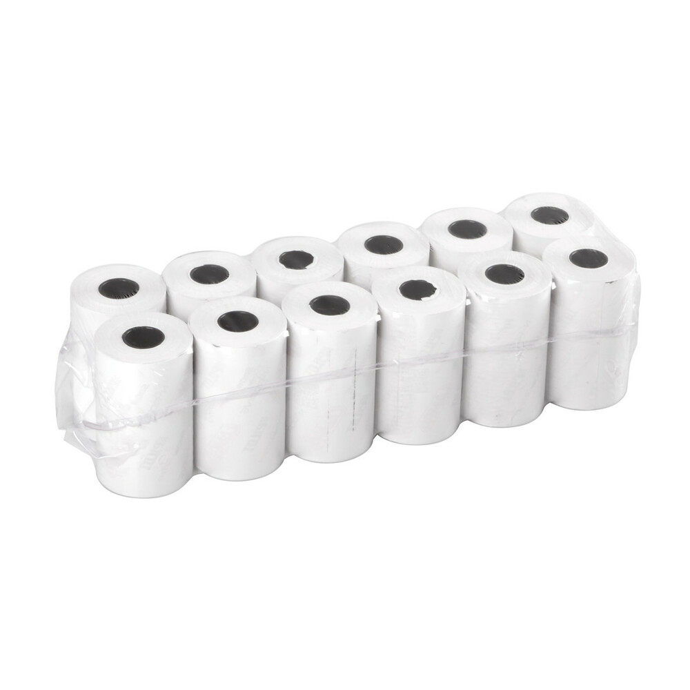 Rotoli carta termica per POS, 12 pz - 55 g/m² - 57 mm x 15 m