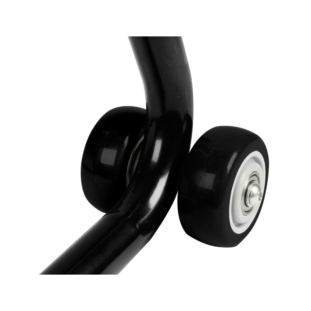 SEFIS D18 Cavalletto Anteriore Moto: Supporto Universale Con 5 Adattori Sterzo (13-18mm), Portata 200 Kg, Struttura In Acciaio, Smontabile, Rosso