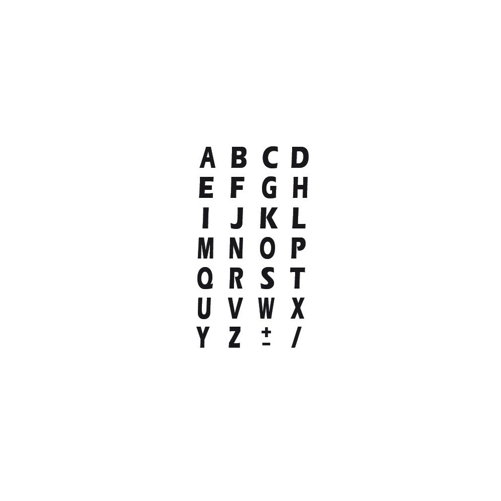 Spell-It, Lettere adesive (15x