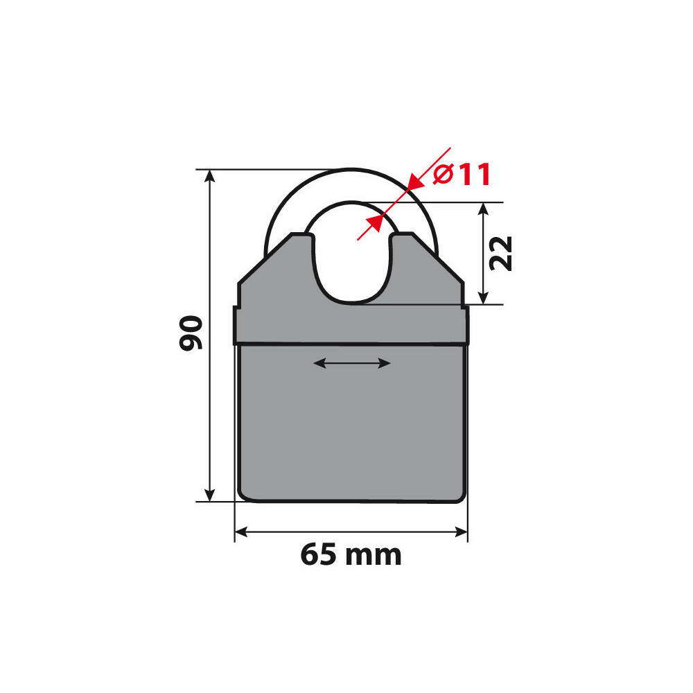 Catena antifurto-200 cm Lampa 90631 C Lock 200