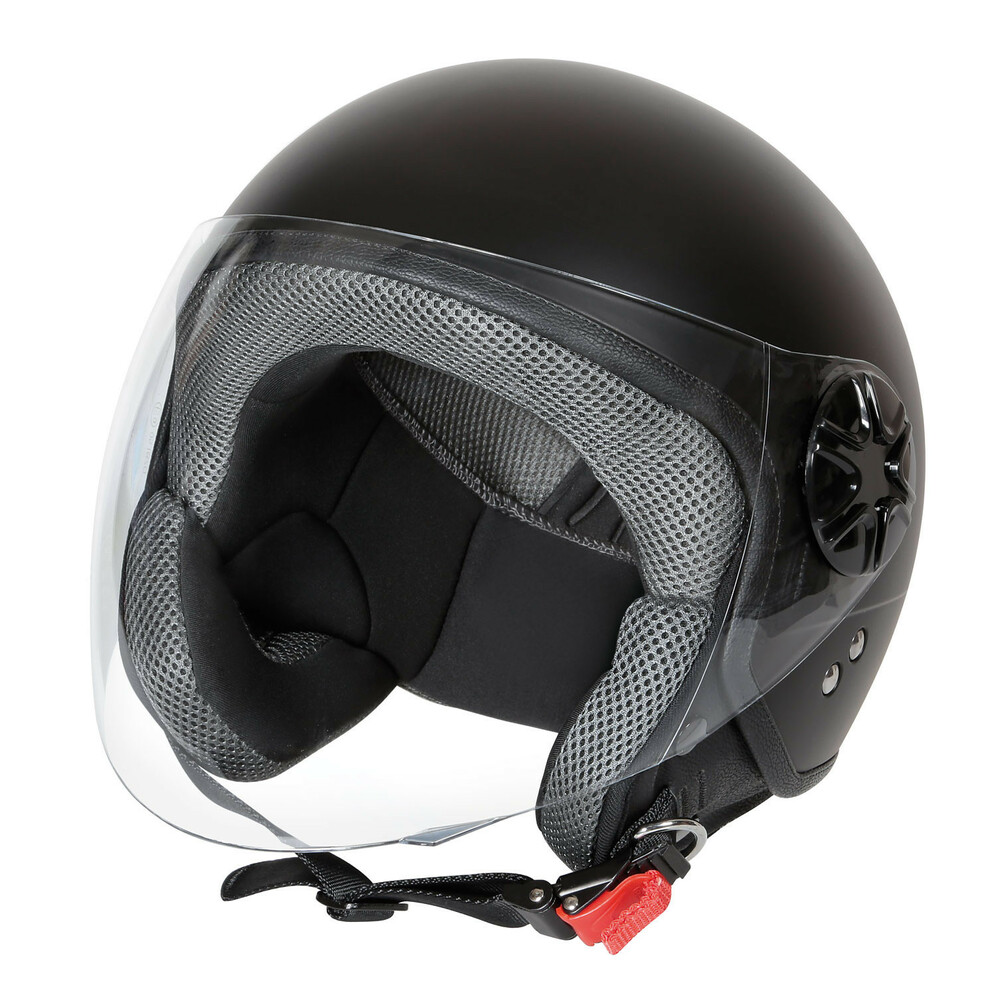 LD-3, casco demi-jet - Nero opaco - S