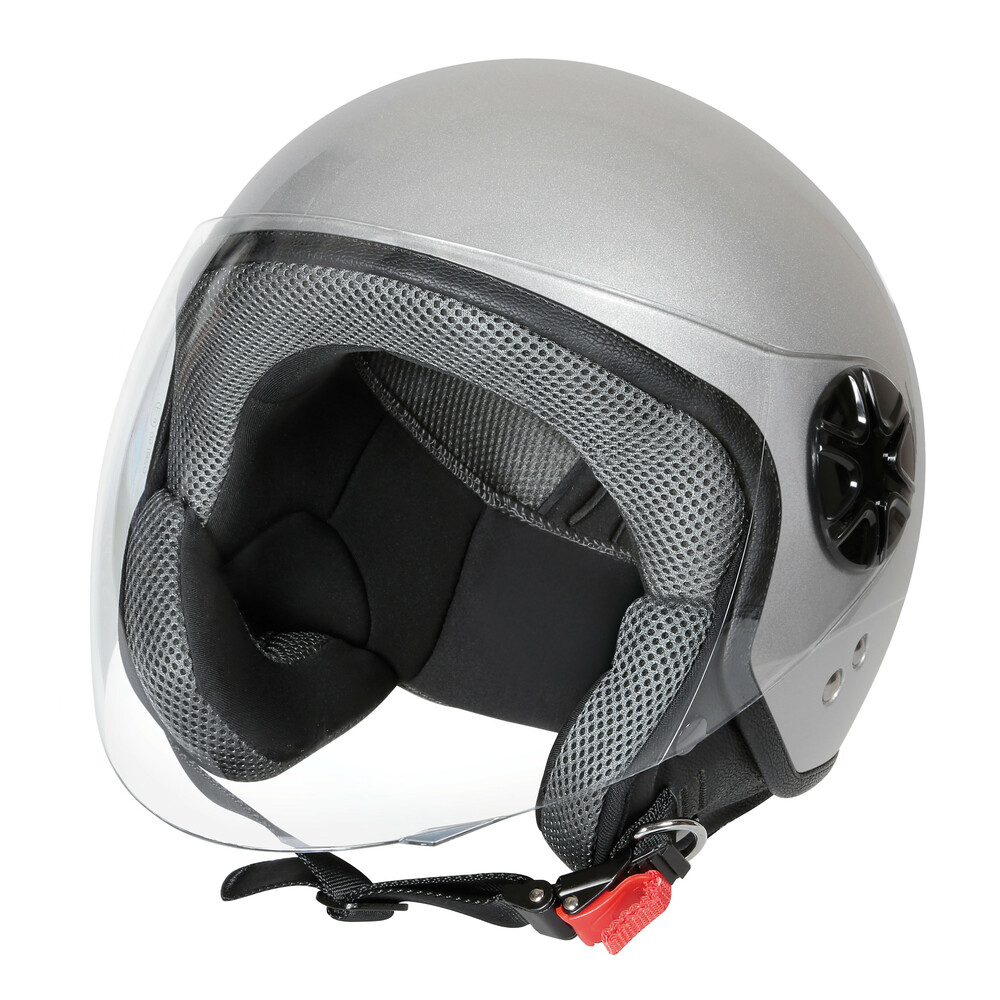 LD-3, casco demi-jet - Argento - XS
