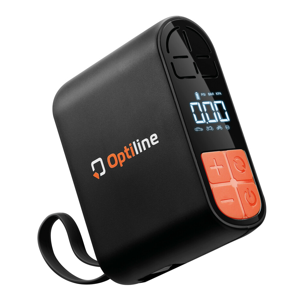 Aircore, mini compressore elettrico portatile compatibile con auto, moto, bici, palloni