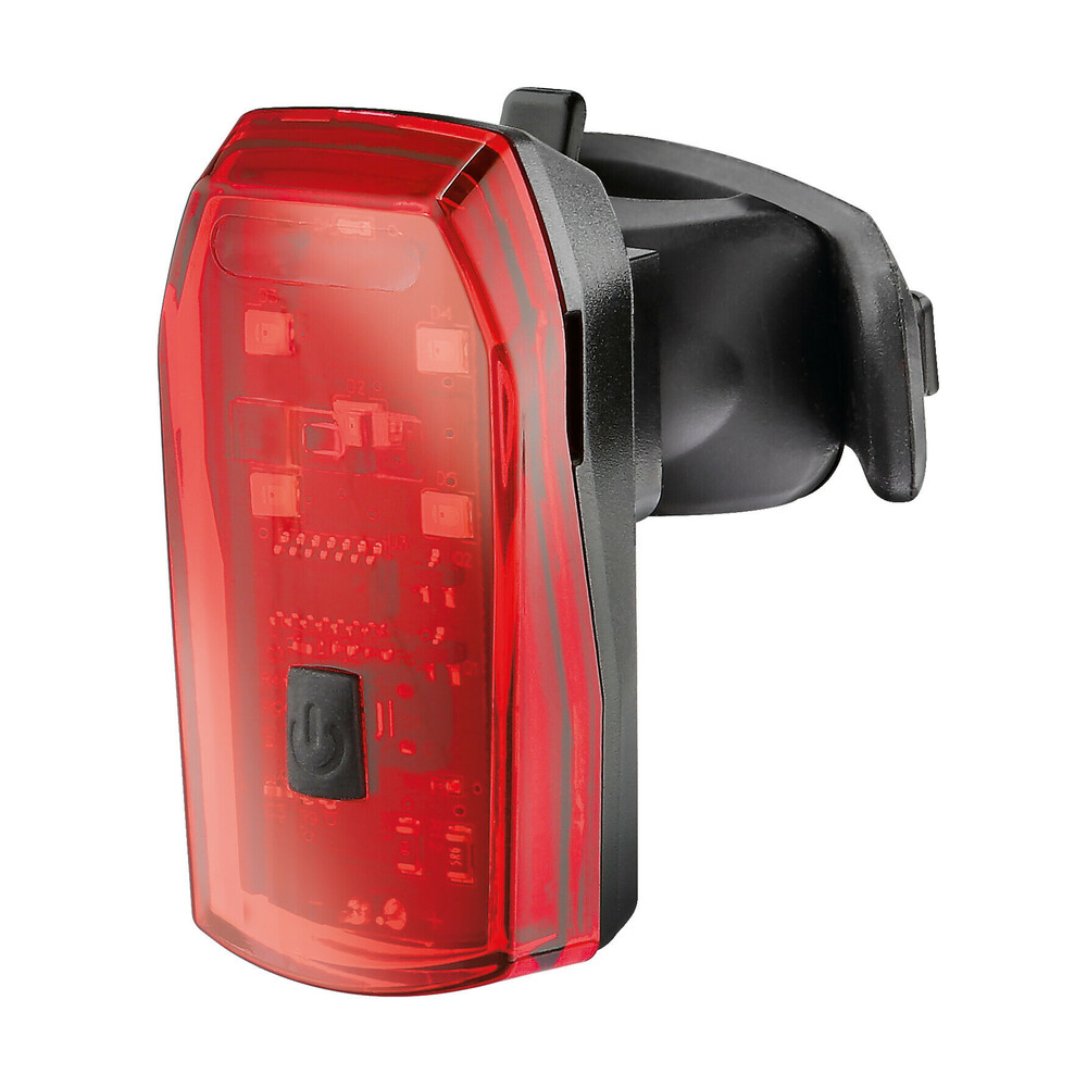 Rear bike light with brake light