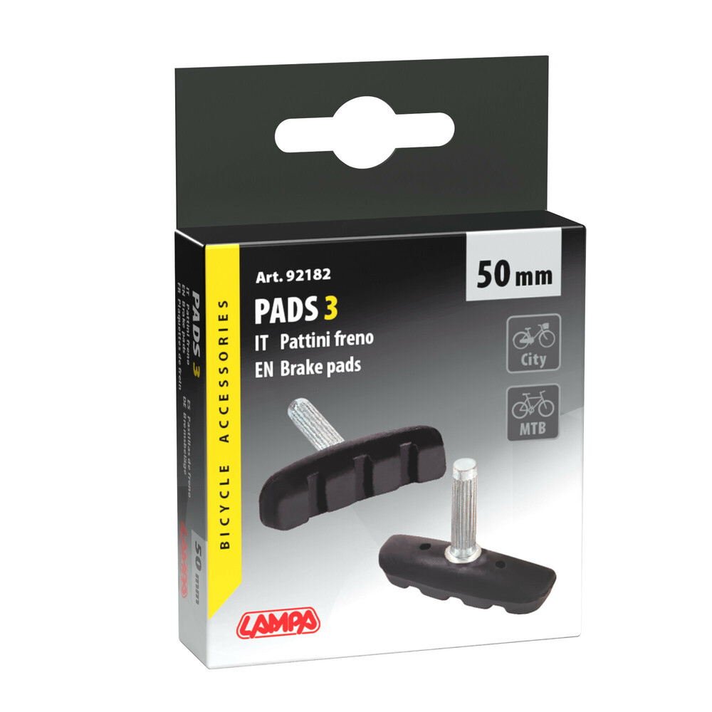ASHIMA Bremsbeläge 72mm MTB Carbon PRO – Für Carbon-Felgen, Neutrale Farbe