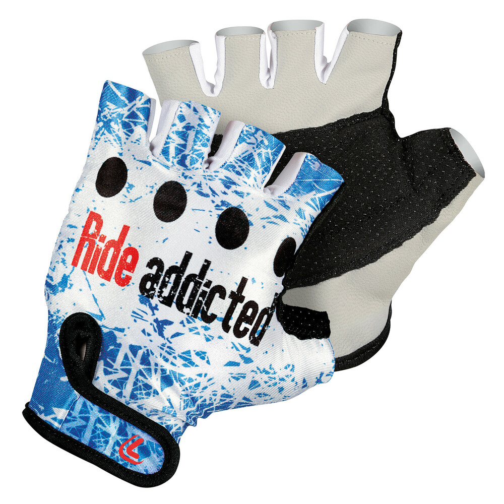 Biker-Pro, guanti in pelle e lycra - M