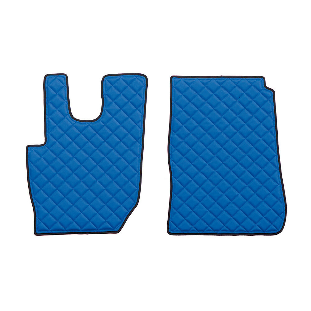 Coppia tappeti in Skeentex - Blu - compatibile per Daf CF (07/13>) automatico, manuale, Euro 6