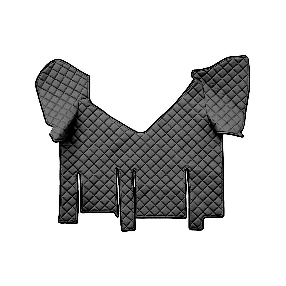 Tappeto centrale in Skeentex - Nero - compatibile per Iveco Stralis (07/12>12/19) automatico, cabina larga, doppio frigo scorrevole - Iveco Stralis XP (09/16>12/19) automatico, cabina larga, doppio frigo scorrevole