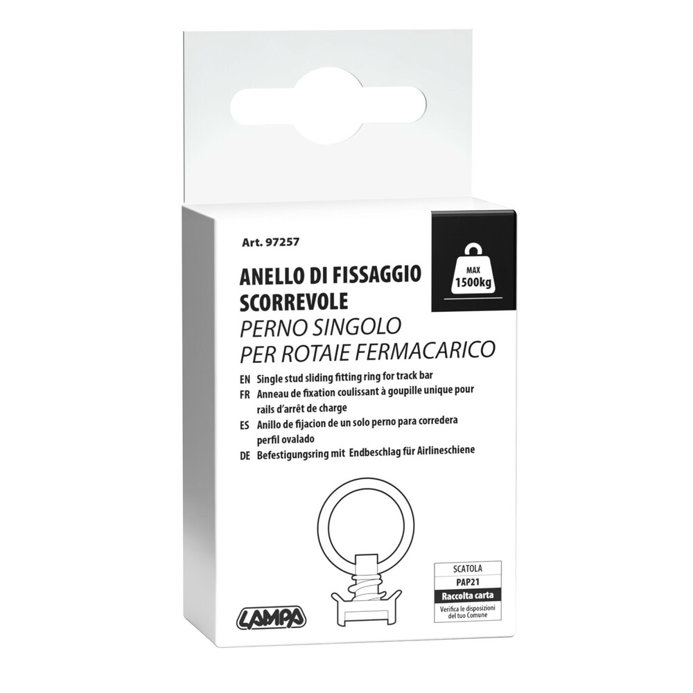 Single stud sliding fitting ring - Type 6