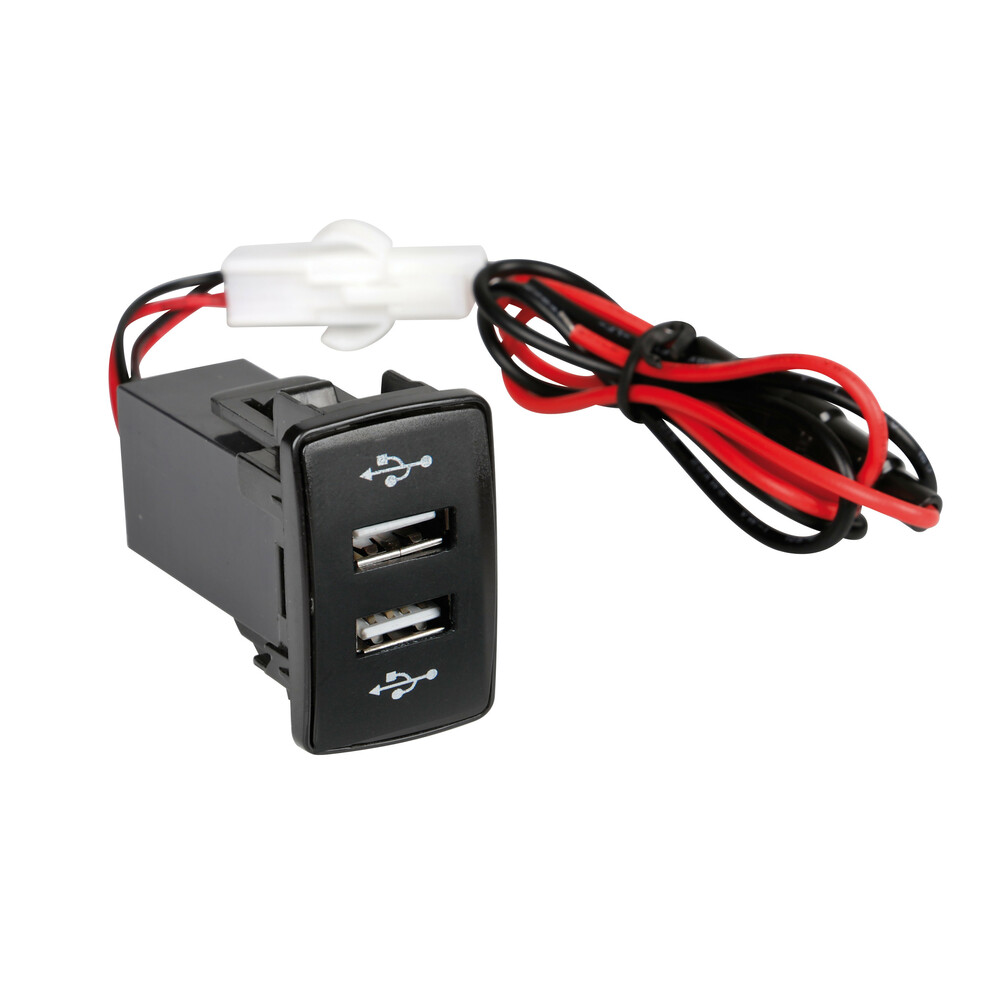 repertorio Cumplimiento a mucho Original-Fit, doble puerto USB, 12/24V, compatible para Scania
