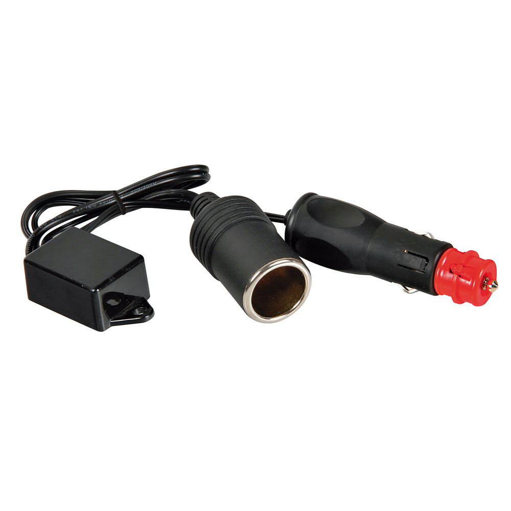 Power adapter with cigarette lighter socket 12V DC to 24V DC
