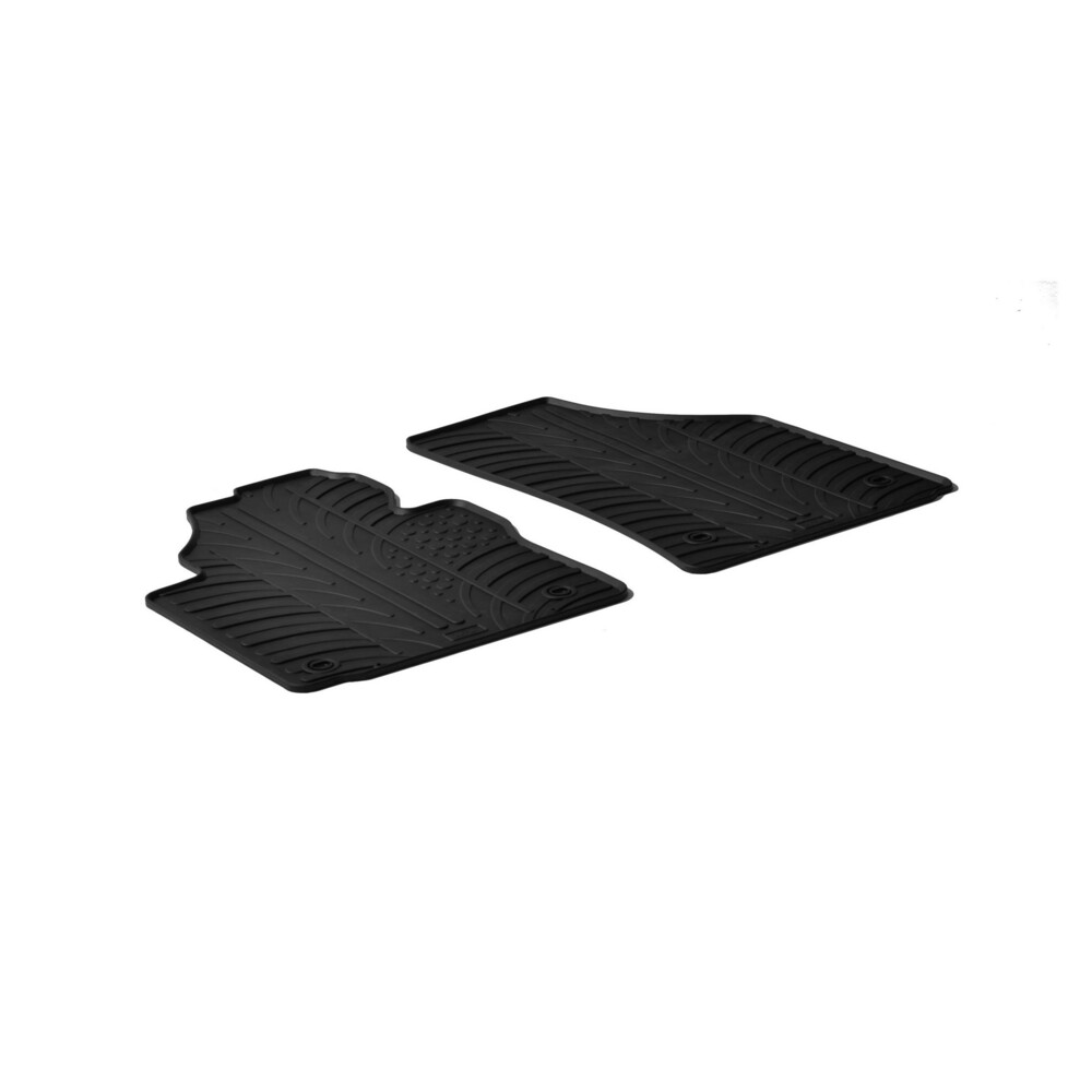 Tailored rubber mats - compatible for  Volkswagen Caddy (03/04>12/20)