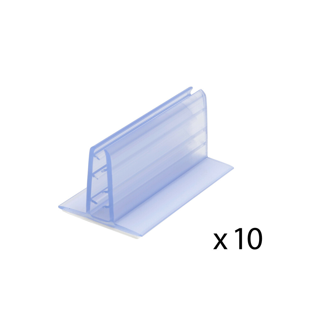Adhesive acrylic stand for displays, set of 10 pcs