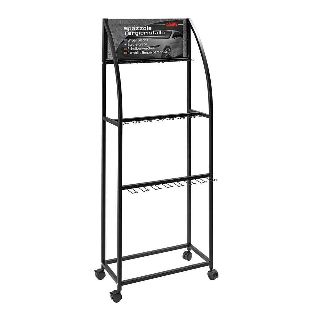Display stand for wiper blades
