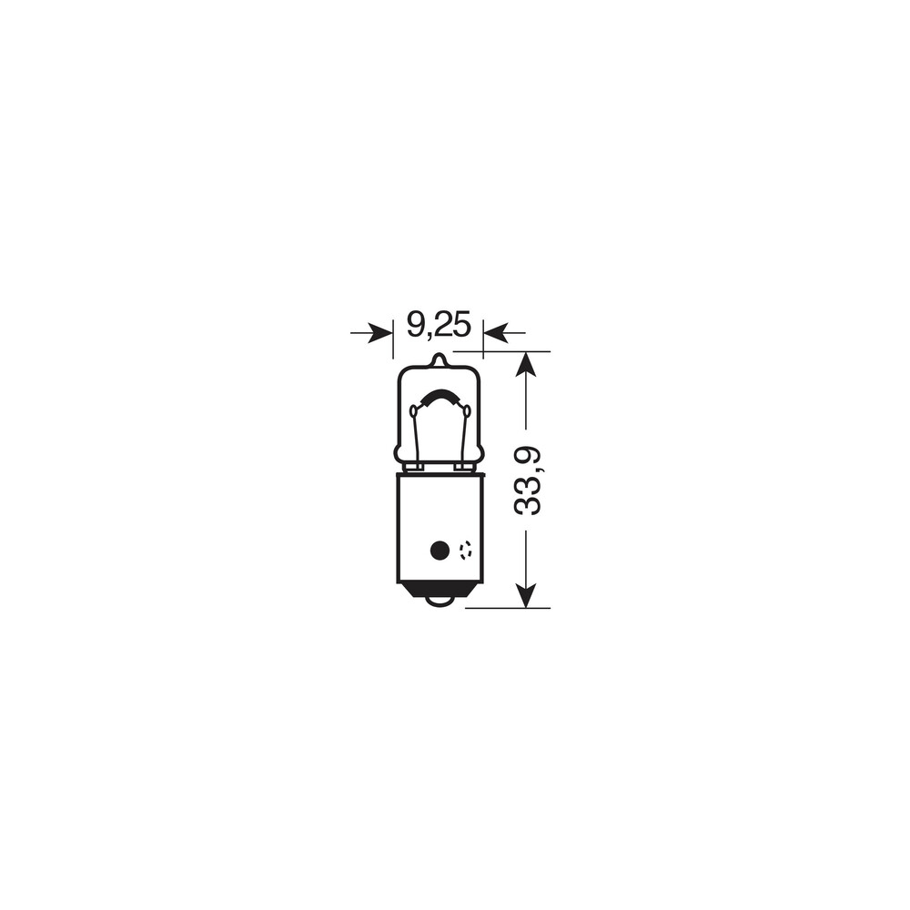 10x TECPO H6W Standlicht BAX9s 12V 6W Parklicht