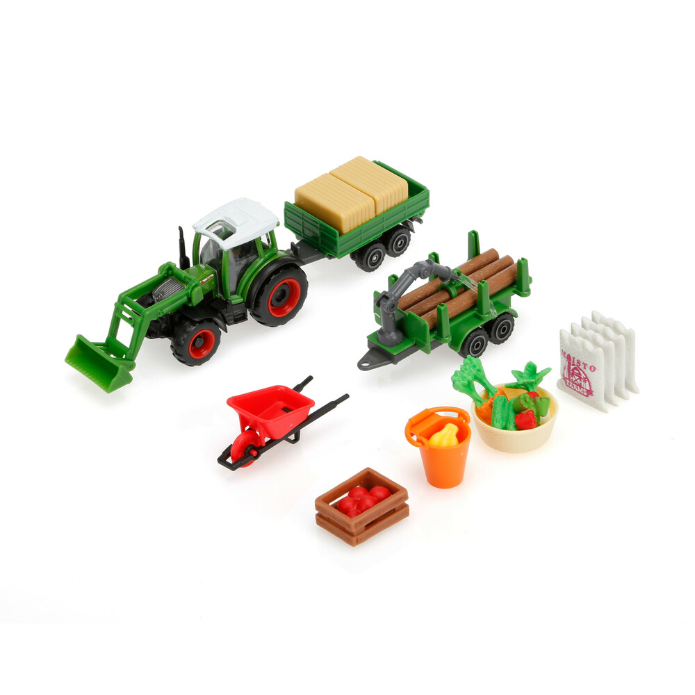 Mini Work Farmset Tracteurs Fendt/New Holland/Mass, Maisto, 3"