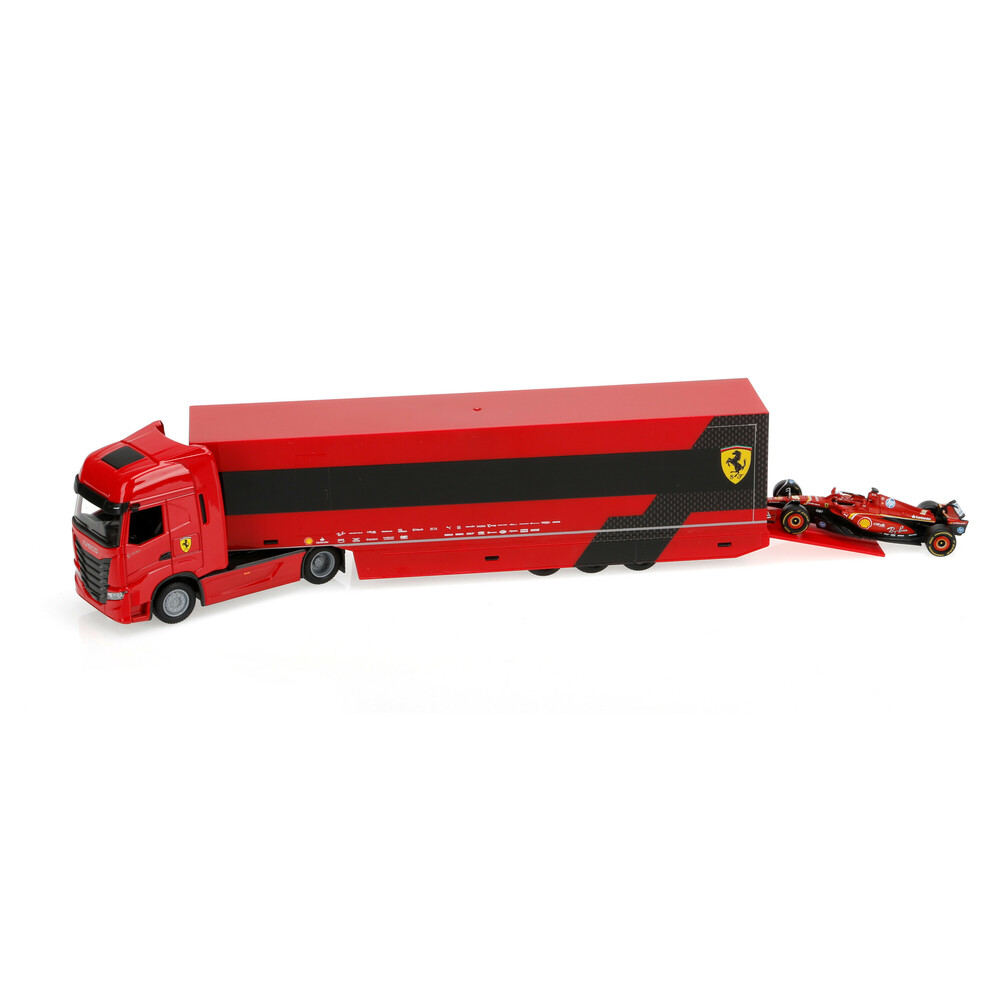 Iveco S-Way 570 Ferrari Racing Leclerc, Burago, escala 1:43