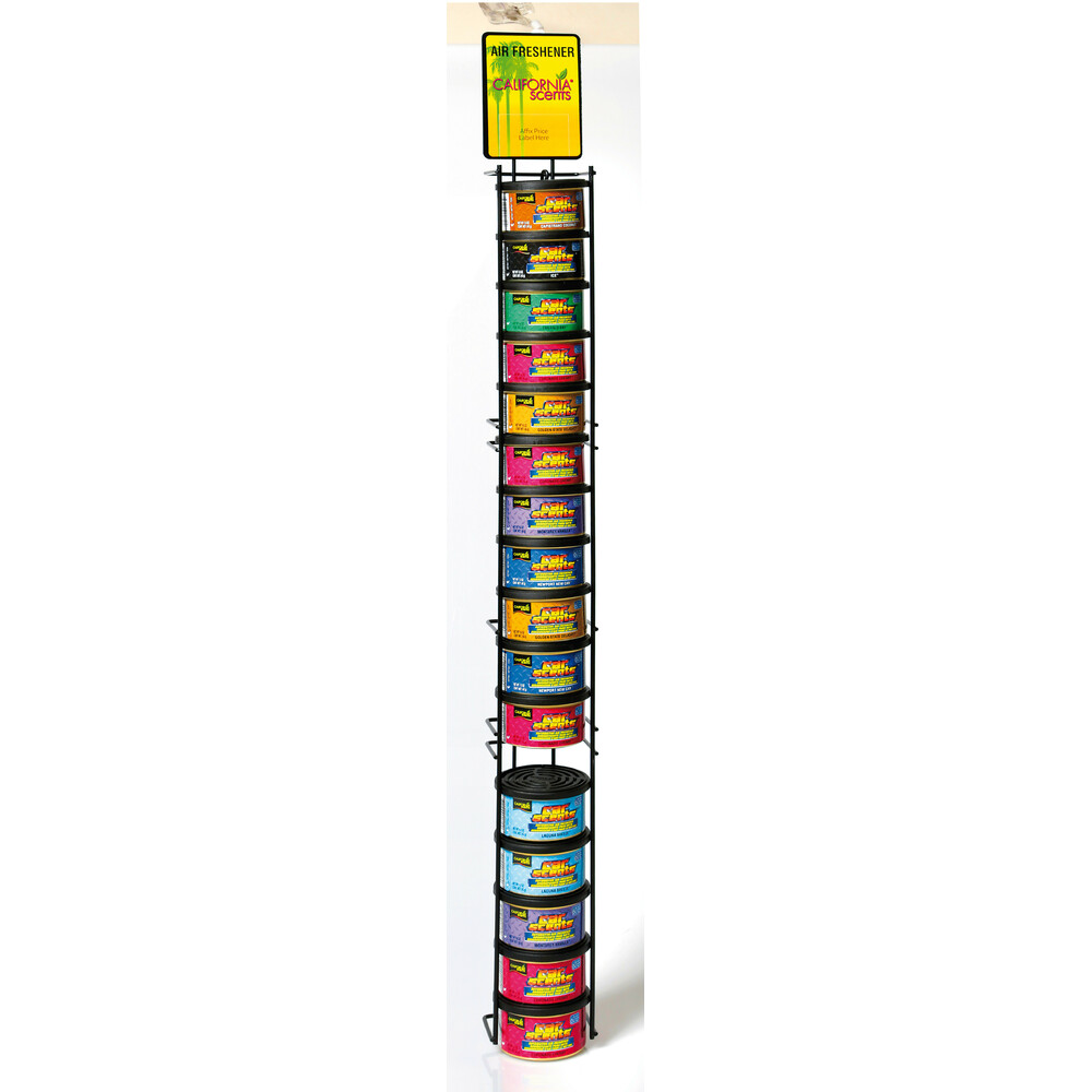 Espositore da appendere con 16 deodoranti Car Scents