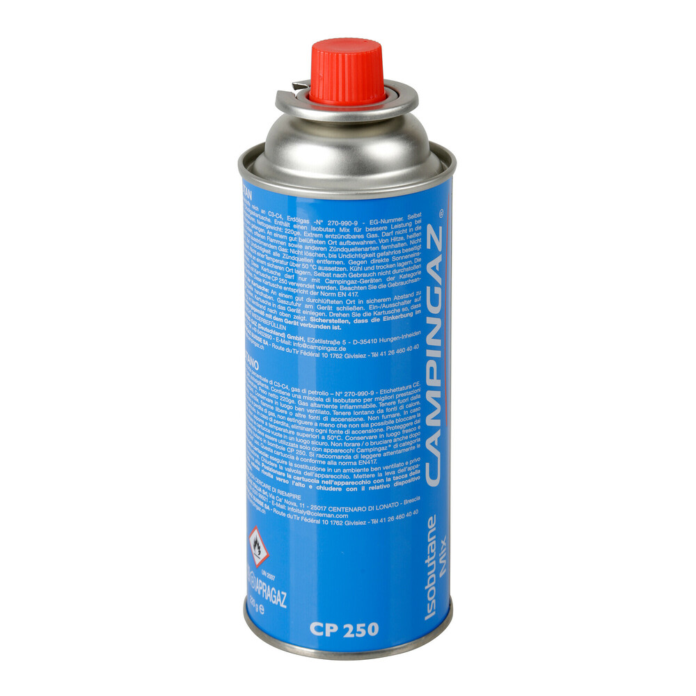 Cartuccia gas butano a valvola - 220 g