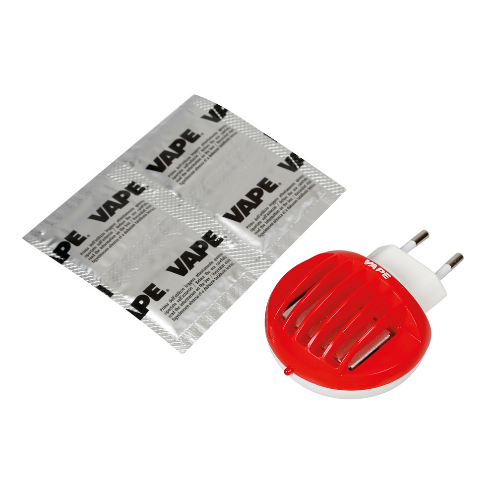 Vape, elektrischer Diffusor für Anti-Mücken-Platten + 10 klassische Platten  enthalten