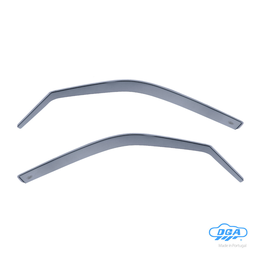 Front in-channel wind deflectors, 2 pcs, long type - compatible for Alfa Romeo 147 5p (04/01>08/08)