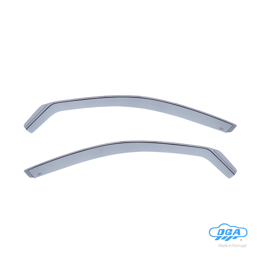 Front in-channel wind deflectors, 2 pcs, long type - compatible for Alfa Romeo 159 4p (08/05>09/13) - Alfa Romeo 159 Sportwagon (03/06>09/13)