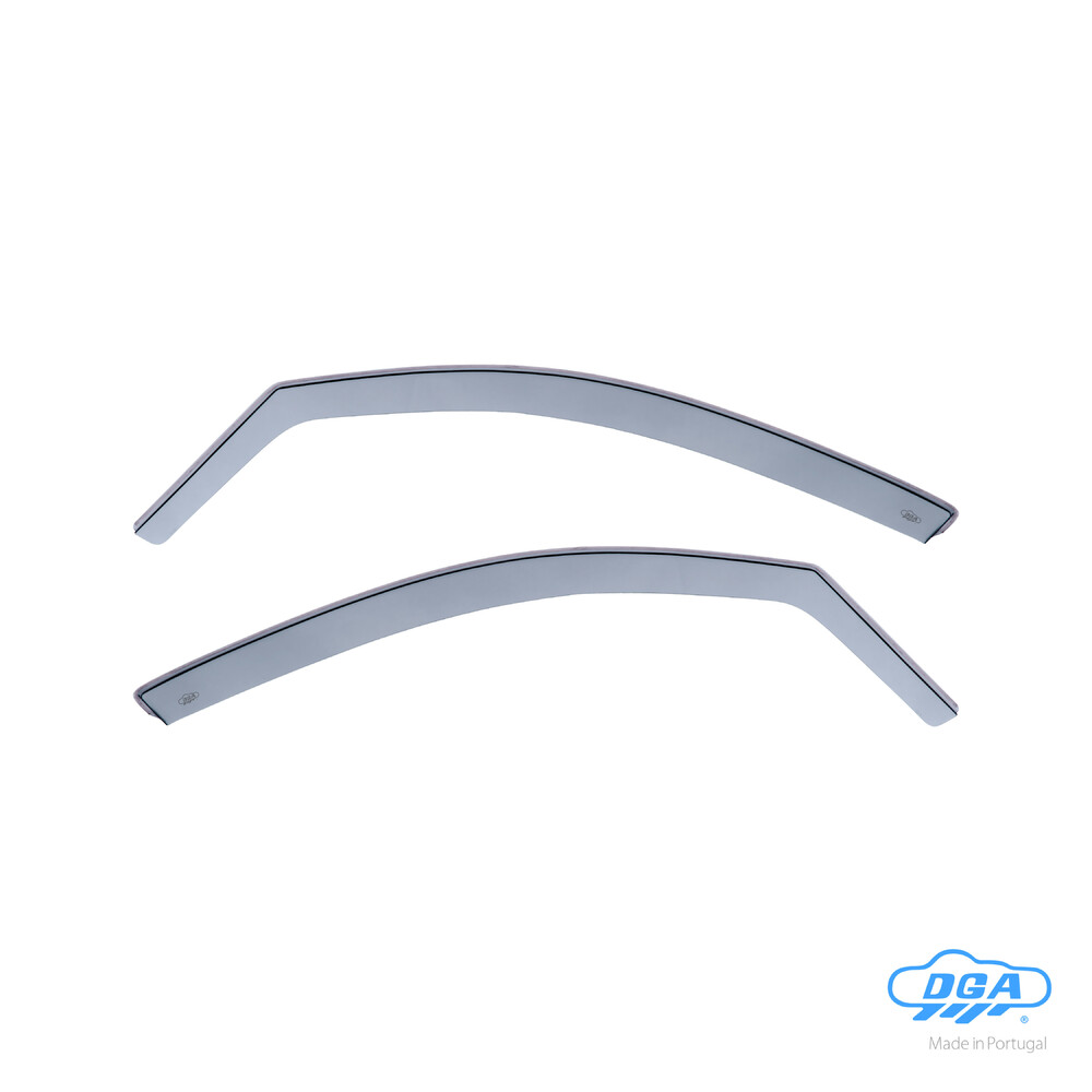 Front in-channel wind deflectors, 2 pcs, long type - compatible for Audi Q5 5p (11/08>02/17)