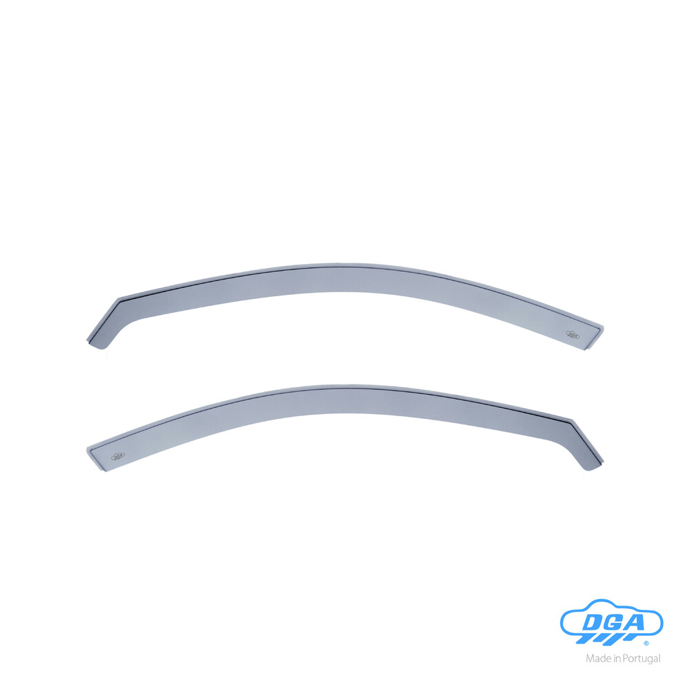 Front in-channel wind deflectors, 2 pcs, long type - compatible for Audi A3 Sportback (11/12>04/20)