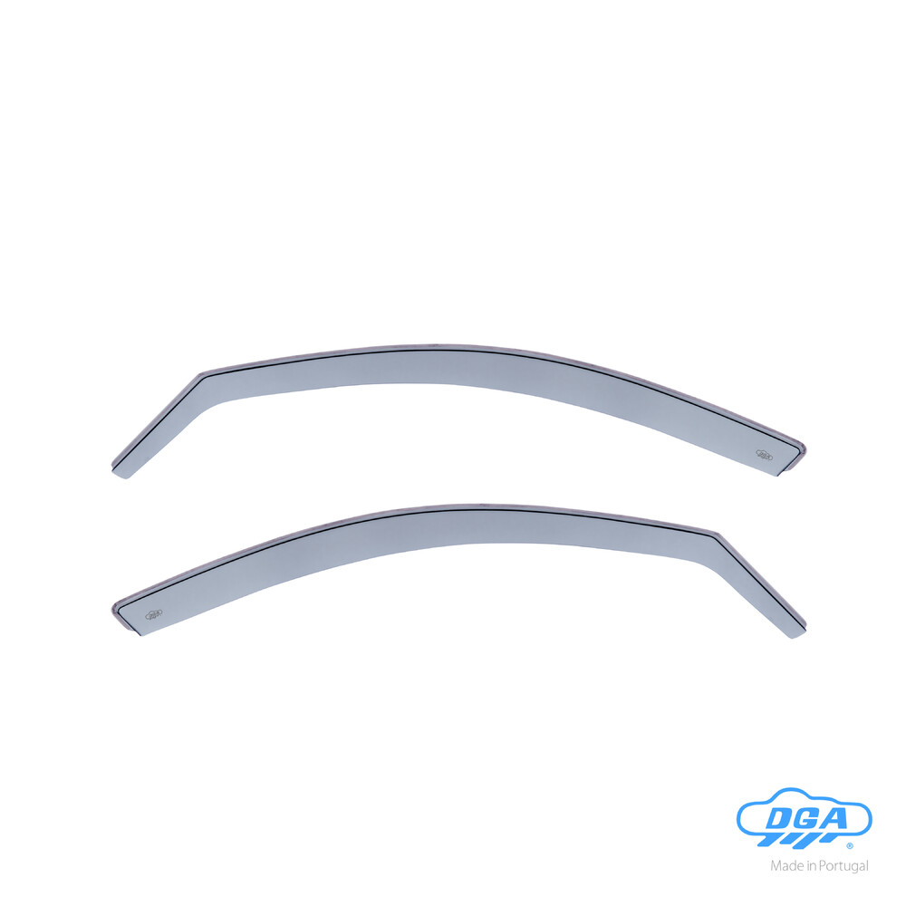 Front in-channel wind deflectors, 2 pcs, long type - compatible for Bmw Serie 3 (E90) (03/05>01/12) - Bmw Serie 3 Touring (E91) (09/05>05/12)