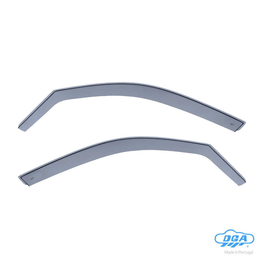 Front in-channel wind deflectors, 2 pcs, long type - compatible for Bmw X1 (E84) (10/09>10/15)