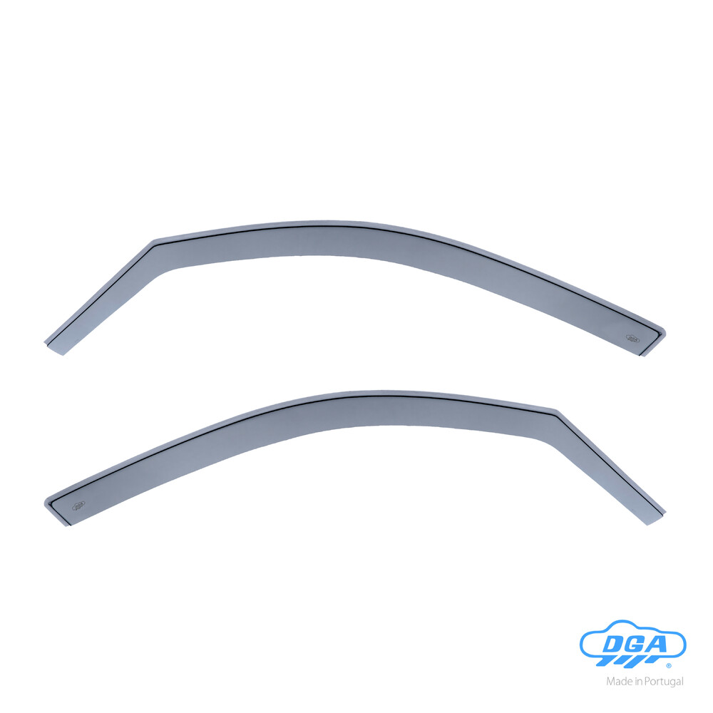 Front in-channel wind deflectors, 2 pcs, long type - compatible for Bmw X3 (F25) (11/10>07/17)