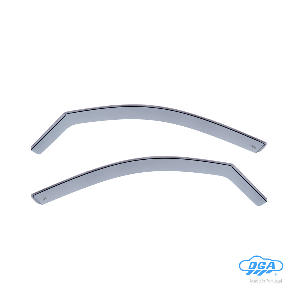 Front in-channel wind deflectors, 2 pcs, long type - compatible for Bmw Serie 1 (F20) (09/11>06/19)
