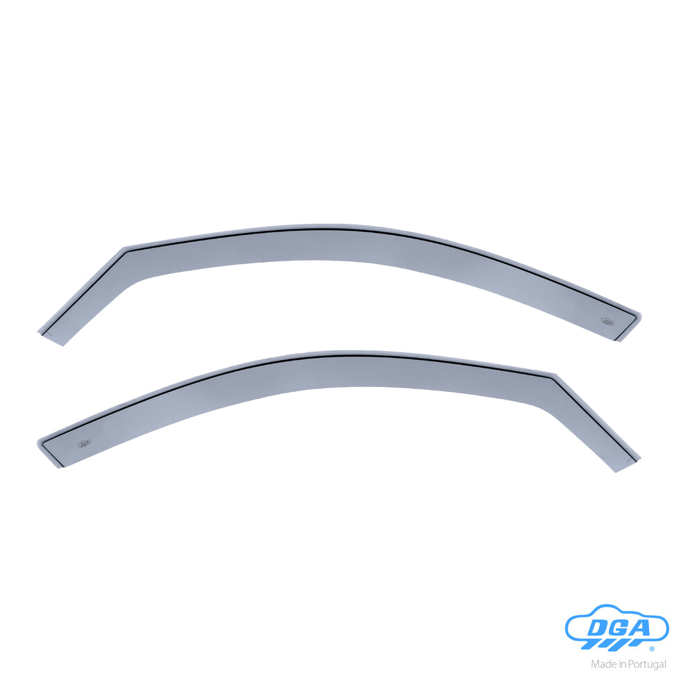 Front in-channel wind deflectors, 2 pcs, long type - compatible for Bmw Serie 3 (F30) (02/12>11/18) - Bmw Serie 3 Touring (F31) (06/12>07/19)